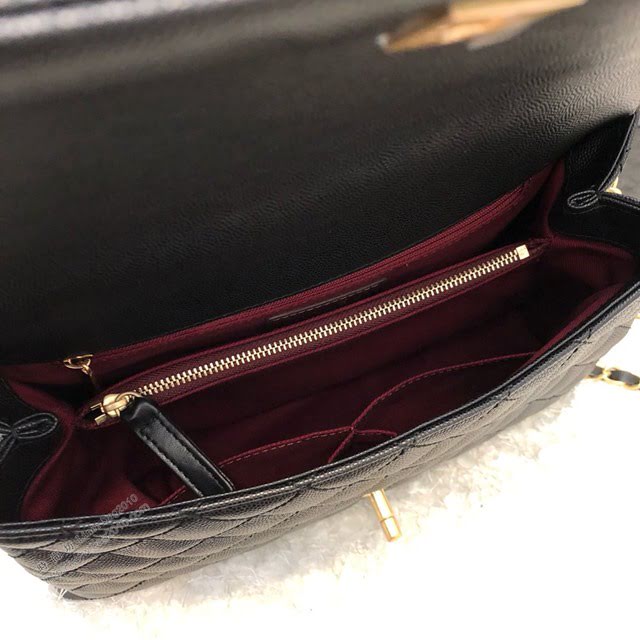 Chanel女包 92991 Chanel鏈條包 小顆粒球紋皮 最頂級複刻手工製作 香奈兒爆款手提女包  djc3947